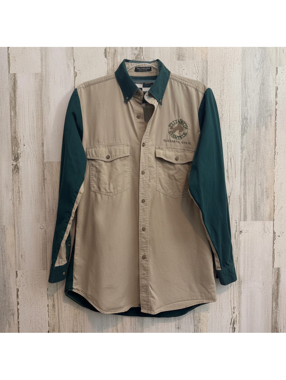 Elizabeth Stampede Men's Medium Colorado Western Gear Rodeo Shirt